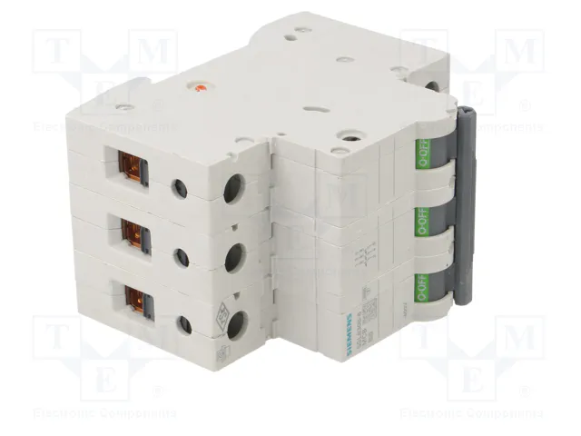 SIEMENS 5SL6306-6 Interruptor magnetotérmico 3 polos 6A Caract B SIEMENS 5SL6306-6 Interruptor magnetotérmico 3 polos 6A Caract B
