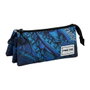 Pro-Dg Portatodo Triple FAN 2.0 Caothic PRO-DG Azul Estuche Rectangular con 3 Compartimentos, Cierre Cremallera, Poliéster