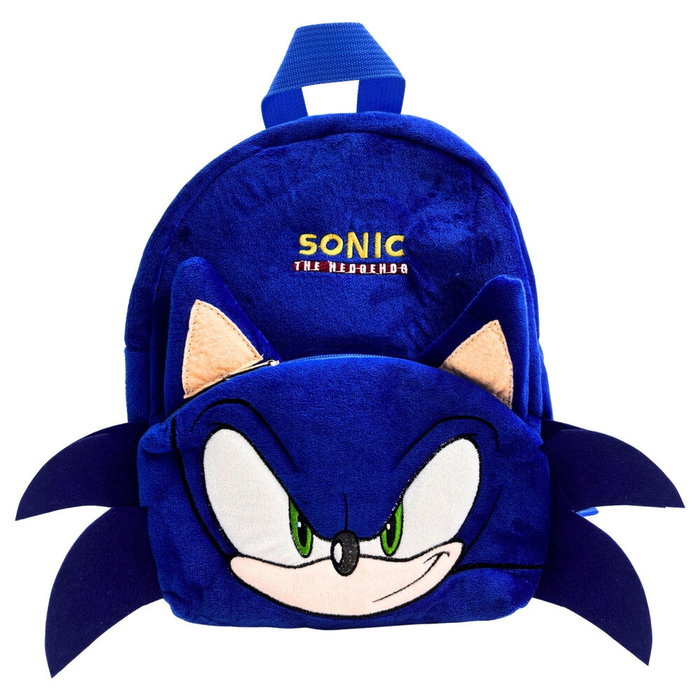 MANENTI Mochila Peluche Sonic the Hedgehog 30cm MANENTI Mochila Peluche Sonic the Hedgehog 30cm