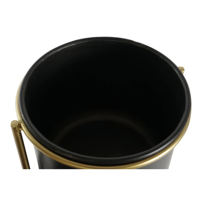 DKD Home Decor Macetero de Metal Dorado 30x21x80 cm DKD Home Decor Macetero de Metal Dorado 30x21x80 cm