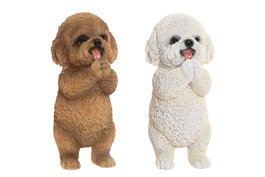 DKD Home Decor Figura de Perro en Resina Surtido de 2 Modelos
