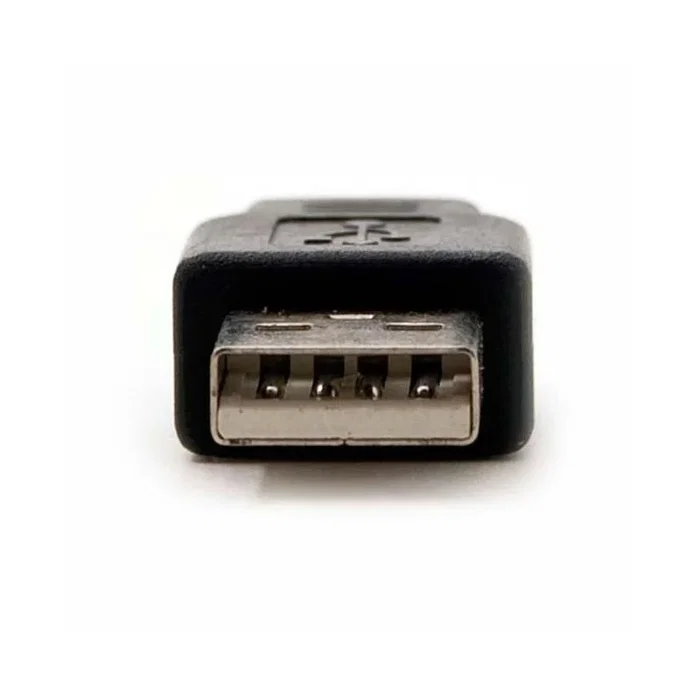 Powergreen Adaptador USB Tipo A Macho a Micro USB Macho Negro