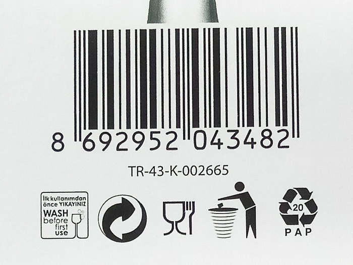 Lav Set de 6 Copas para Vino Tinto, Cristalería Misket, Capacidad 365 ml, Altura 17.5 cm (4 Cajas)