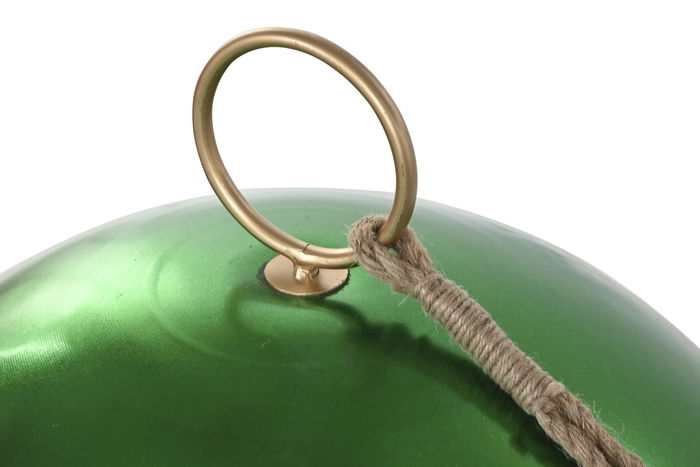 DKD Home Decor Decoración Colgante Navidad Tradicional Rojo Verde Dorado Metal 62 x 72.5 x 62 cm (2 Unidades)