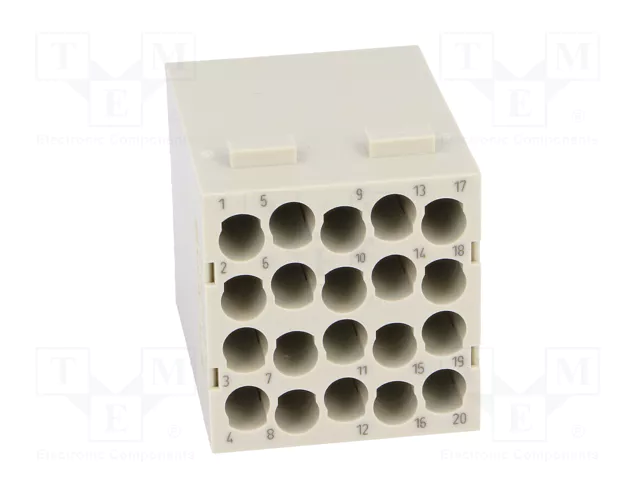 HARTING Han-Modular® Módulo de Conector Macho HDC 20 Pines