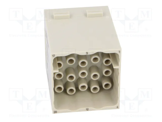 HARTING Han-Modular® Módulo de Conector Macho HDC 20 Pines