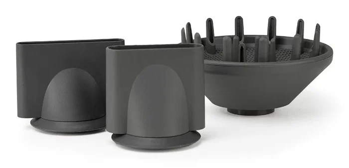 Orbegozo SE 1880 Secador Pelo Profesional 1800W Iónico Brushless 110.000 RPM con 3 Accesorios Magnéticos, Difusor, 3 Niveles Calor, 2 Velocidades, Color Gris Plata