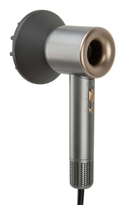 Orbegozo SE 1880 Secador Pelo Profesional 1800W Iónico Brushless 110.000 RPM con 3 Accesorios Magnéticos, Difusor, 3 Niveles Calor, 2 Velocidades, Color Gris Plata