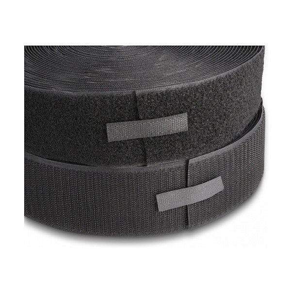 DeLOCK Cinta de gancho y bucle de alta resistencia 25 m x 50 mm negro DeLOCK Cinta de gancho y bucle de alta resistencia 25 m x 50 mm negro