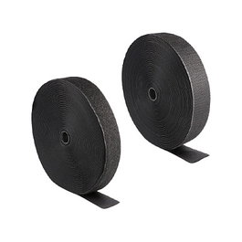 DeLOCK Cinta de gancho y bucle de alta resistencia 25 m x 50 mm negro