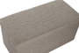 DKD Home Decor Caja de Almacenaje Otomano Beige Plegable