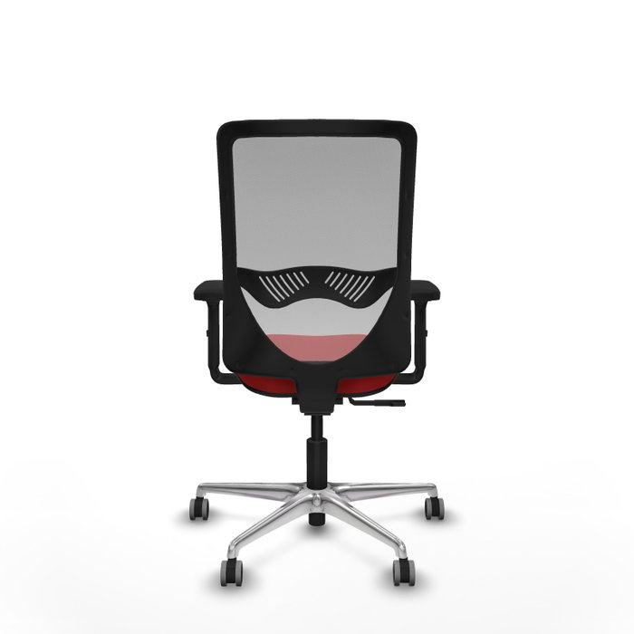 PIQUERAS Y CRESPO Silla de oficina Zulema con Mecanismo Sincro, Rojo y Gris PIQUERAS Y CRESPO Silla de oficina Zulema con Mecanismo Sincro, Rojo y Gris
