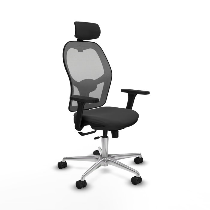 PIQUERAS Y CRESPO Silla de oficina Jorquera con mecanismo Sincro/Traslack Gris PIQUERAS Y CRESPO Silla de oficina Jorquera con mecanismo Sincro/Traslack Gris