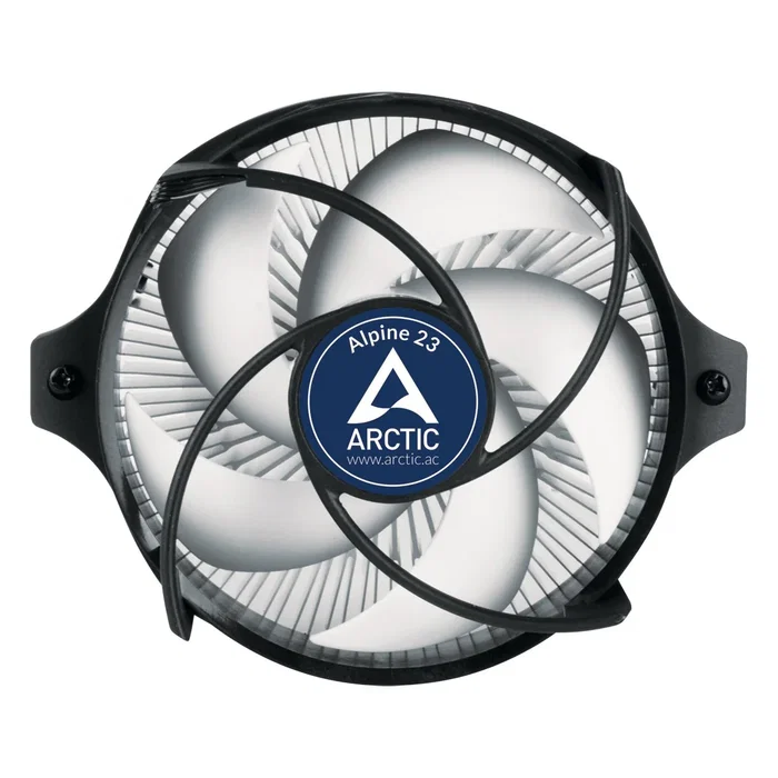 Arctic Alpine 23 - Disipador de CPU Compacto para AMD, Ventilador de 92mm (9 cm), Compatible con Sockets AM4 y AM5, PWM, Aluminio Negro