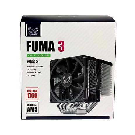 Scythe Fuma 3 Twin Tower Refrigerador de Aire 120mm Negro Scythe Fuma 3 Twin Tower Refrigerador de Aire 120mm Negro