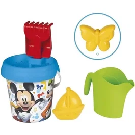Smoby 862198 Regadera Adornada Mickey Bucket MM