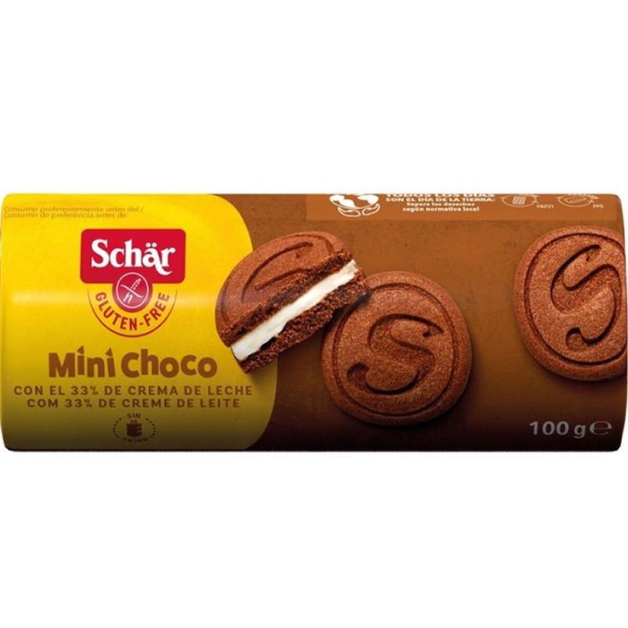 SCHAR Galletas Mini Sorrisi Choco 100g SCHAR Galletas Mini Sorrisi Choco 100g