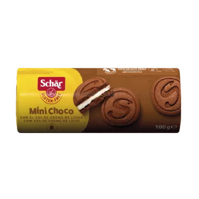 SCHAR Galletas Mini Sorrisi Choco 100g SCHAR Galletas Mini Sorrisi Choco 100g