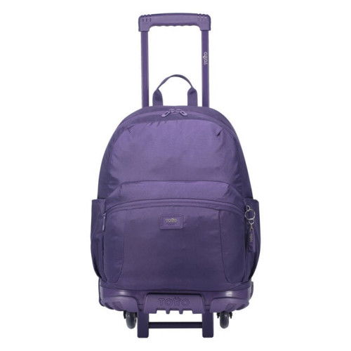 Totto Mochila Escolar con Ruedas MA03TKI003-23100-Z1V Azul Marino, Compartimento PC 14", 27L