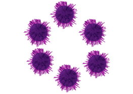 Innspiro Pompones brillantes lila 25mm 20u.