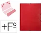 Liderpapel Carpeta Clasificadora Folio Prolongado Cartón Forrado 12 Departamentos Color Rojo