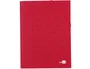 Liderpapel Carpeta Clasificadora Folio Prolongado Cartón Forrado 12 Departamentos Color Rojo