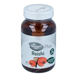 EL GRANERO Complemento Alimenticio Reishi Forte 60 Cápsulas Veganas - Extracto de Ganoderma Lucidum