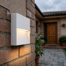 Aplique LED Exterior Rectangular 7W Blanco 2700K
