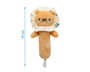 KioKids Sonajero Peluche León 18 cm Estimula Desarrollo Bebés +0 Meses Poliéster Suave