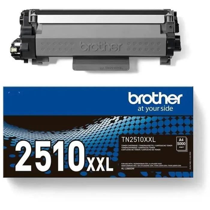Brother TN2510XXL Tóner Negro XXL Brother TN2510XXL Tóner Negro XXL