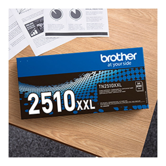 Brother TN2510XXL Tóner Negro XXL Brother TN2510XXL Tóner Negro XXL