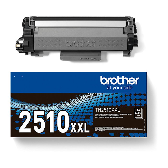Brother TN2510XXL Tóner Negro XXL Brother TN2510XXL Tóner Negro XXL