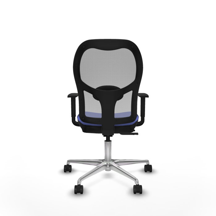 PIQUERAS Y CRESPO Silla de oficina Jorquera con mecanismo Sincro/Traslack, Azul claro y Gris PIQUERAS Y CRESPO Silla de oficina Jorquera con mecanismo Sincro/Traslack, Azul claro y Gris