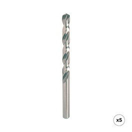 Workpro Broca para Metal HSS4341 Rectificada Ø1,50 x 40,00 mm - Precisión Grado H8 para Acero, Fundición, Cobre - 5 Unidades