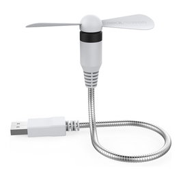 RealPower Mini Ventilador USB Blanco (Flexible)