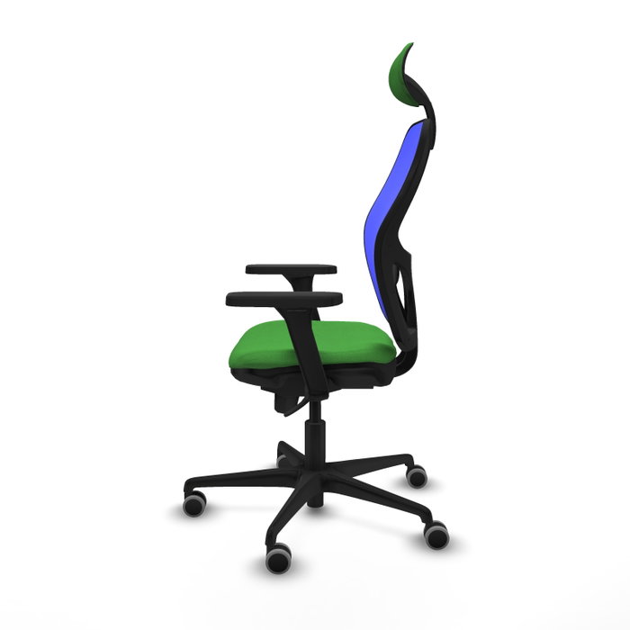 PIQUERAS Y CRESPO Silla de oficina Jorquera con mecanismo Sincro, Verde y Azul PIQUERAS Y CRESPO Silla de oficina Jorquera con mecanismo Sincro, Verde y Azul