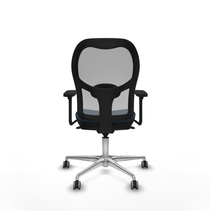 PIQUERAS Y CRESPO Silla de oficina Jorquera con mecanismo Sincro, Azul marino y Gris PIQUERAS Y CRESPO Silla de oficina Jorquera con mecanismo Sincro, Azul marino y Gris