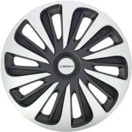 Michelin 16 NVS 3D Tapacubos para Ruedas de 16 Pulgadas (Lote de 4) Negro