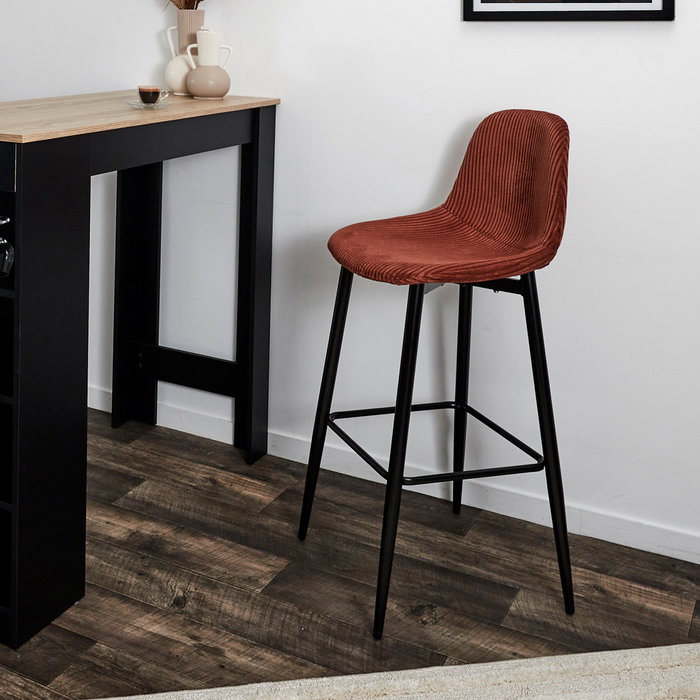 Home Deco Factory Taburete Bar Scott Terracota Home Deco Factory Taburete Bar Scott Terracota