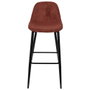 Home Deco Factory Taburete Bar Scott Terracota