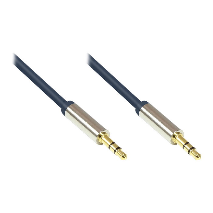 GoodConnections Cable de Audio 3,5mm Macho a 3,5mm Macho 2m Azul GoodConnections Cable de Audio 3,5mm Macho a 3,5mm Macho 2m Azul