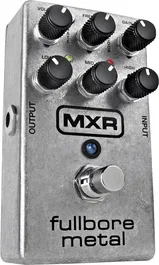 MXR Pedal Fullbore Metal Pedales de Guitarra Eléctrica Ancho 11 cm Alto 6.5 cm Largo 14.1 cm