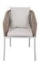 DKD Home Decor Conjunto de Comedor de 7 Piezas con Mesa de Cristal y 6 Sillas con Cojines