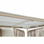 DKD Home Decor Conjunto de Comedor de 7 Piezas con Mesa de Cristal y 6 Sillas con Cojines