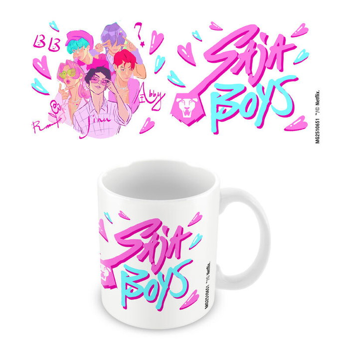 Pyramid International Taza Saja Boys Las guerreras K-pop 325ml