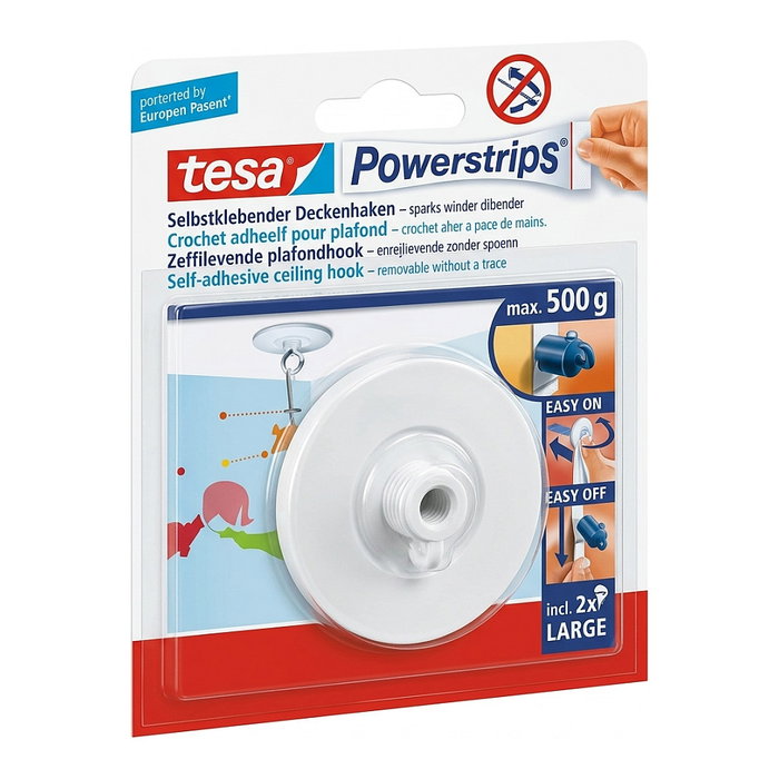 Tesa Powerstrips LARGE Blanco Tesa Powerstrips LARGE Blanco