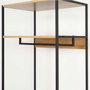 Color Baby Armario con 2 Cajones 60x40x175 cm de Acero y Melamina