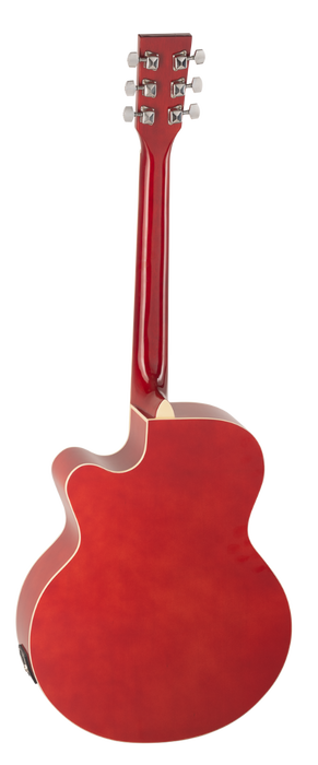 Guitarra Acústica Electrificada Daytona A401Cerd Roja
