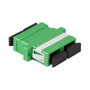 LogiLink Adaptador de Fibra SC Duplex con Brida, 12 unidades, Verde
