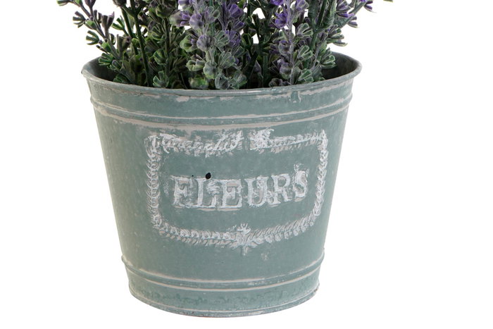 DKD Home Decor Flor Cottage Lila 27 x 14.5 cm (4 Unidades)